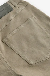 Next Slim-fit-Jeans Stretch Khaki/Dunkelgrün