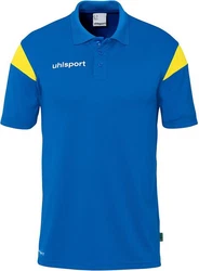 uhlsport Poloshirt Squad 27 Hellblau/Dunkelblau/Rot/Blau