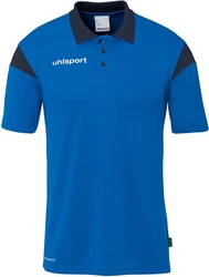 uhlsport Poloshirt Squad 27 Hellblau/Blau/Dunkelblau