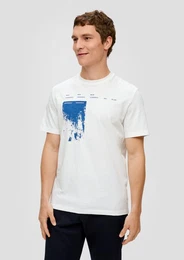 Kurzarmshirt T-Shirt mit Rundhalsausschnitt Artwork