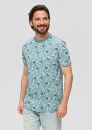 Kurzarmshirt T-Shirt mit All-over-Print