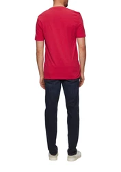 s.Oliver Kurzarmshirt Printshirt Rot/Rosa