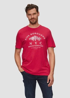 s.Oliver Kurzarmshirt Printshirt Rot/Rosa s.Oliver Kurzarmshirt Printshirt Rot/Rosa