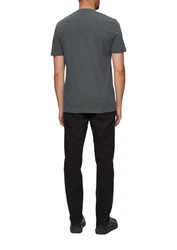 s.Oliver T-Shirt mit V-Ausschnitt Dunkelgrau/Grau/Hellgrau