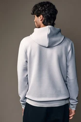 Next Kapuzensweatshirt Premium Hoodie mit Struktur Grau/Hellgrau