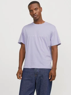 JACK & JONES T-Shirt JJEstar Lila JACK & JONES T-Shirt JJEstar Lila