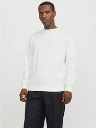 JACK & JONES Sweatshirt JJEBradley Weiß/Creme