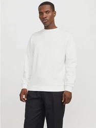 JACK & JONES Sweatshirt JJEBradley Weiß/Creme