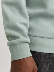 JACK & JONES Sweatshirt JJEBradley Grün/Hellblau/Dunkelgrün/Hellgrün