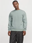 JACK & JONES Sweatshirt JJEBradley Grün/Hellblau/Dunkelgrün/Hellgrün