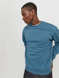 JACK & JONES Sweatshirt JJEBradley Blau/Türkis/Grau/Hellblau