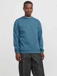 JACK & JONES Sweatshirt JJEBradley Blau/Türkis/Grau/Hellblau