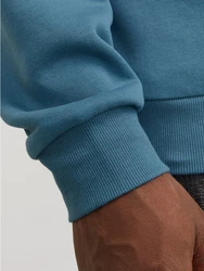 JACK & JONES Sweatshirt JJEBradley Blau/Türkis/Grau/Hellblau