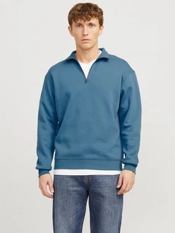 Jack & Jones JJEBRADLEY Pullover Blau/Grau/Hellblau/Türkis