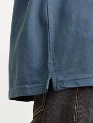 Jack & Jones Rundhalsshirt JJECHARGE FADED TEE O-NECK NOOS Dunkelblau/Blau/Grau