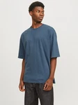 Jack & Jones Rundhalsshirt JJECHARGE FADED TEE O-NECK NOOS Dunkelblau/Blau/Grau