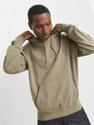 Jack & Jones Kapuzensweatshirt JJECHARGE FADED SWEAT HOOD Khaki/Beige