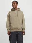 Jack & Jones Kapuzensweatshirt JJECHARGE FADED SWEAT HOOD Khaki/Beige