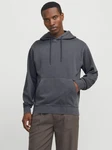 Jack & Jones Kapuzensweatshirt JJECHARGE FADED SWEAT HOOD Dunkelgrau/Dunkelblau/Hellgrau/Grau