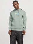 Jack & Jones Hoodie JJECORP GRAPHIC SWEAT HOOD Grün/Dunkelgrün Jack & Jones Hoodie JJECORP GRAPHIC SWEAT HOOD Grün/Dunkelgrün