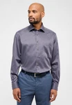 Eterna Langarmhemd COMFORT FIT NON IRON Dunkelblau/Lila/Hellblau/Braun/Blau