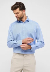 Eterna Langarmhemd COMFORT FIT Hellblau
