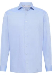 Eterna Langarmhemd COMFORT FIT Hellblau