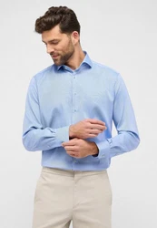 Eterna Langarmhemd COMFORT FIT Hellblau