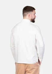 Sergio Tacchini Sweatshirt DAYTONE HIGH NECK TOP Weiß/Dunkelblau/Creme