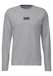 STREET ONE MEN Langarmshirt Grau/Hellgrau