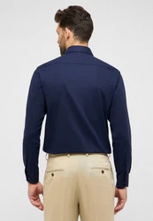 Eterna Langarmhemd MODERN FIT NON IRON Dunkelblau
