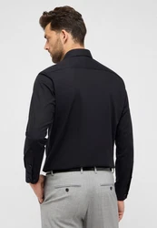 Eterna Langarmhemd MODERN FIT NON IRON Dunkelblau/Schwarz/Dunkelgrau