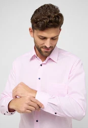 Eterna Langarmhemd MODERN FIT NON IRON Rosa