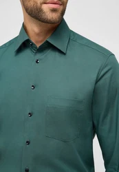Eterna Langarmhemd MODERN FIT NON IRON Grün/Dunkelgrün/Türkis