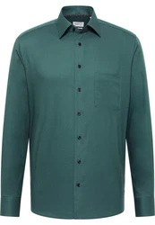 Eterna Langarmhemd MODERN FIT NON IRON Grün/Dunkelgrün/Türkis