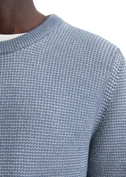 Marc O'Polo Rundhalspullover Grau/Hellblau/Blau