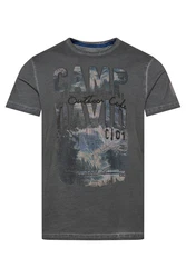 CAMP DAVID T-Shirt blau/grau/schwarz/wei