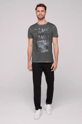 CAMP DAVID T-Shirt blau/grau/schwarz/wei
