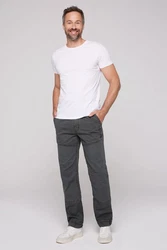 CAMP DAVID Stoffhose Cargohose Dunkelgrau/Khaki/Hellgrau/Grau