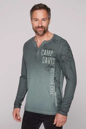 Langarmshirt mit Used-Kanten
