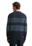 Marc O'Polo Rundhalspullover Dunkelblau/Hellblau/Blau/Grau