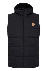 North Bend Steppweste NBElias Schwarz/Orange/Braun