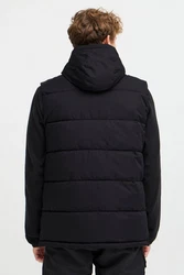 North Bend Steppweste NBElias Schwarz/Orange/Braun