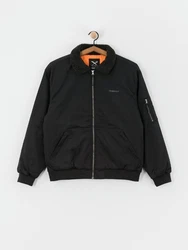 iriedaily U-Rope bergangsjacke im Blousonstil mit Teddyfleece-Kragen hellgrau/schwarz