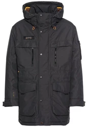 camel active Mantel Dunkelgrau/Grau/Schwarz/Dunkelblau