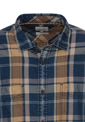camel active Hemd Blau/Dunkelblau/Hellblau/Beige