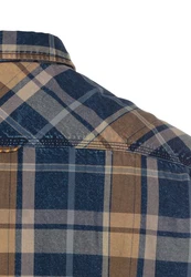 camel active Hemd Blau/Dunkelblau/Hellblau/Beige