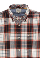 camel active Langarmhemd T-Shirt Longsleeve Shirt Rot/Braun/Gelb