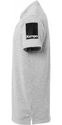 Kempa Poloshirt Status Polo Shirt Grau/Hellgrau/Türkis