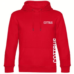 Kapuzensweatshirt Cottbus - Brust & Seite - Hoodie